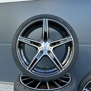 19 Zoll Sommerkompletträder Hankook AX7 poliert für Mercedes SL SLK SLC Klasse 3