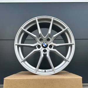 4x 19 Zoll Felgen FF Wheels FF03 silber für BMW 4er F32 F33 F36 M440i M440d 3C