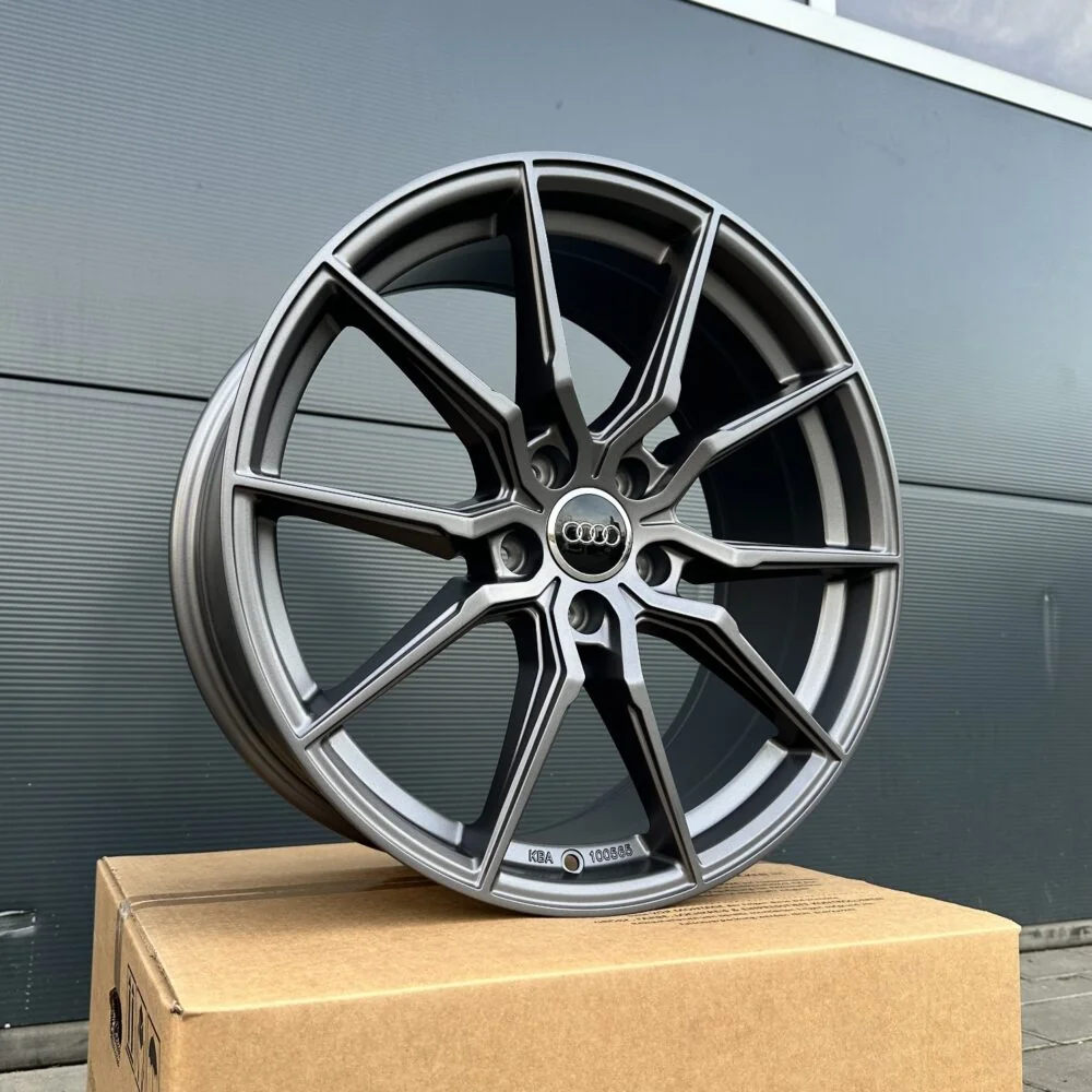 4x 19 Zoll Felgen FF03 grau matt für Audi A4 S4 B8 B81 Q2 Q3 GA 8U 8U1 S-Line S