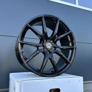 1x 18 Zoll Felgen V1 Wheels V1 schwarz für VW Golf 5 6 7 8 GTI GTD GTE R 7R 8R 3