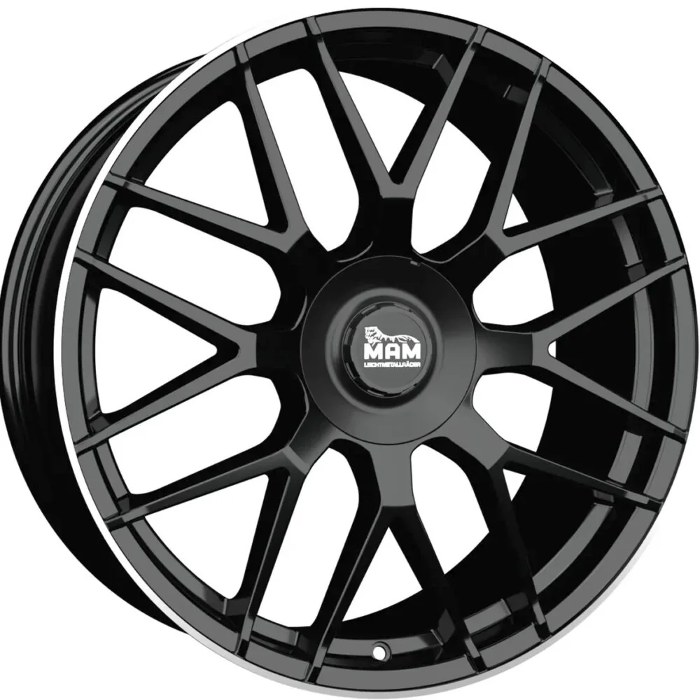 19 Zoll Felgen MAM Gt1 schwarz Glanz Mercedes A CLA Klasse W176 W177 C117 C118