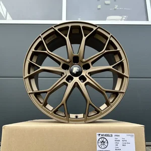 1x 19 Zoll 4 Felgen FF01 bronze für Seat Leon 1P 5F KL Cupra Ateca Yeti 5x112 2