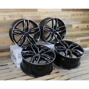 19 Zoll Felgen Damina DM05 schwarz für Seat Leon 1P 5F KL Cupra Ateca Yeti 5x112 3