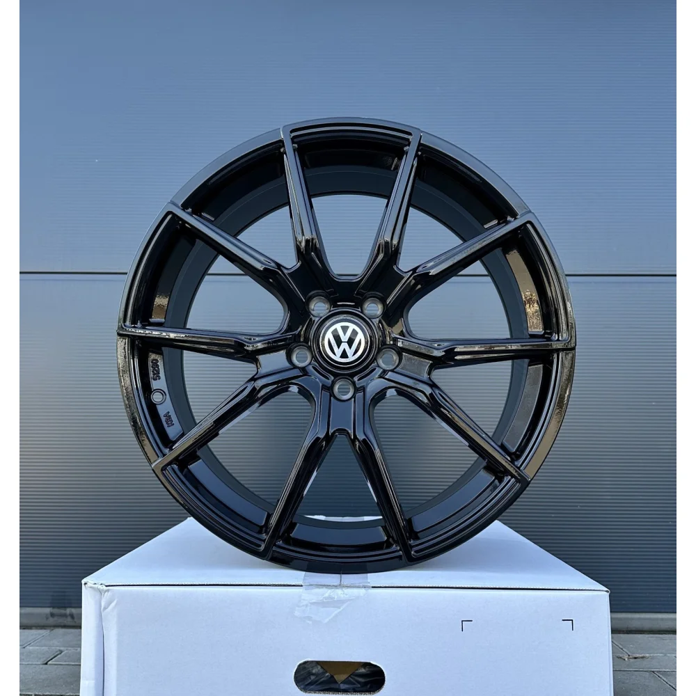 19 Zoll Felgen V1-Wheels schwarz für VW Tiguan 5N T-ROC T ROC A1 Jetta ID3 ID4