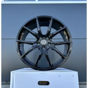 19 Zoll Felgen V1-Wheels schwarz für VW Tiguan 5N T-ROC T ROC A1 Jetta ID3 ID4 2