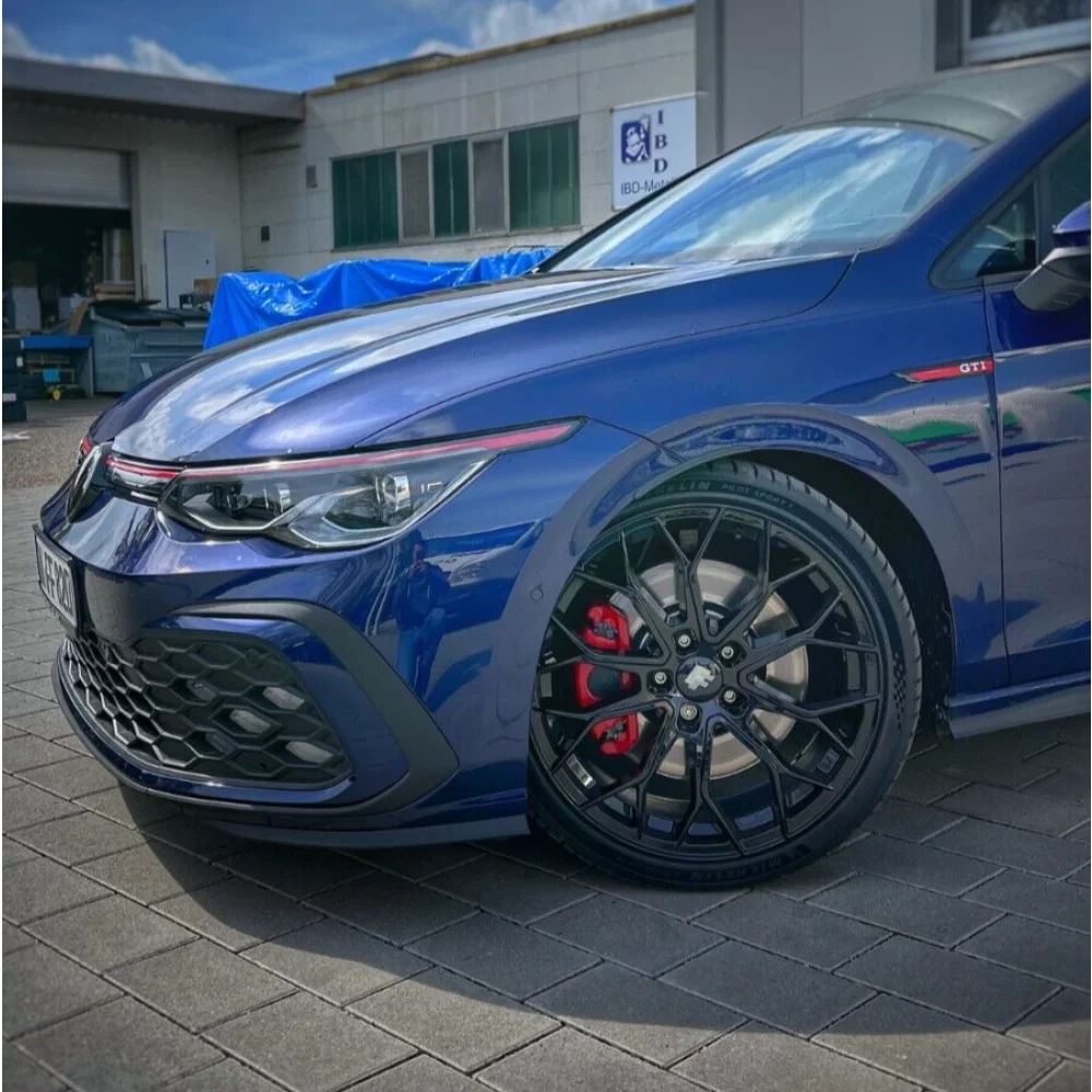 19 Zoll 4 Kompletträder FF01 schwarz für VW Golf 6 7 8 GTI GTD GTE R