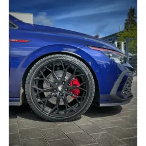 19 Zoll 4 Kompletträder FF01 schwarz für VW Golf 6 7 8 GTI GTD GTE R 3
