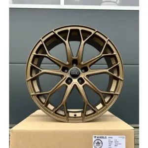 19 Zoll Felgen FF01 bronze glanz für Audi A4 S4 B9 A5 B8 B9 A6 4G 4G1 C7 F2 2