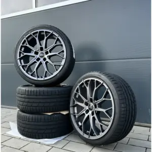 20 Zoll 4 Kompletträder FF Wheels FF01 grau matt für Audi A6 S6 C7 C8 4G F2 3