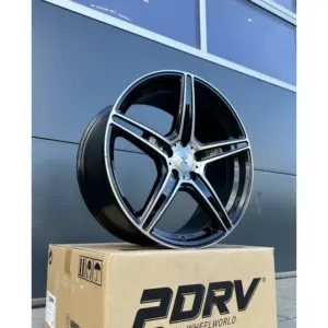 19 Zoll Felgen AX7 poliert für Mercedes GLC A Klasse X253 X254 A45 A45S AMG 3