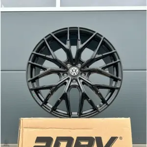 20 Zoll Felgen 2DRV WH37 schwarz für VW Golf 7 8 GTI GTD GTE Passat B6 B7 B8 R 2