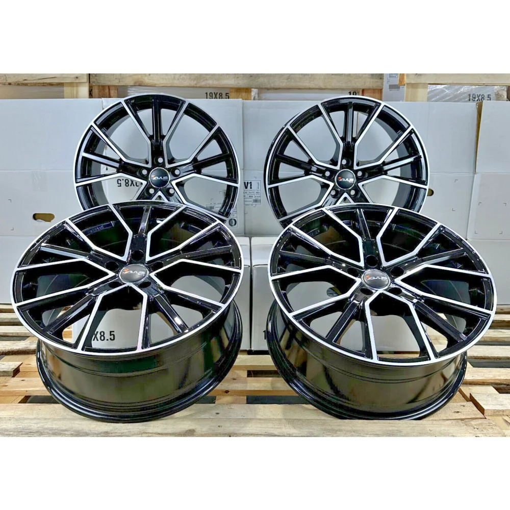 19 Zoll Felgen Avus AF18 schwarz für Mercedes S SLK SLC Klasse W220 W222 R172