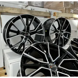 19 Zoll Felgen Avus AF18 schwarz für Mercedes S SLK SLC Klasse W220 W222 R172 3