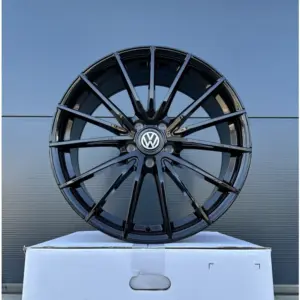 4x 18 Zoll Felgen V1 Wheels V2 schwarz für VW Golf 7 8 GTI Clubsport TCR 7R 8R 2