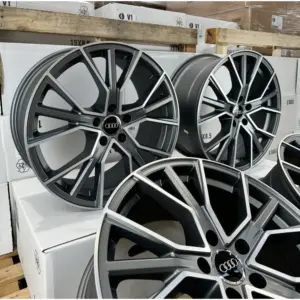 19 Zoll Felgen Avus AF18 grau für Audi A3 S3 8P 8V GY TT TTS 8J 8S S Line NEU 3