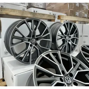 19 Zoll Felgen Avus AF18 grau für VW Golf 5 6 7 8 GTI GTD GTE R 7R 8R e Plus 3