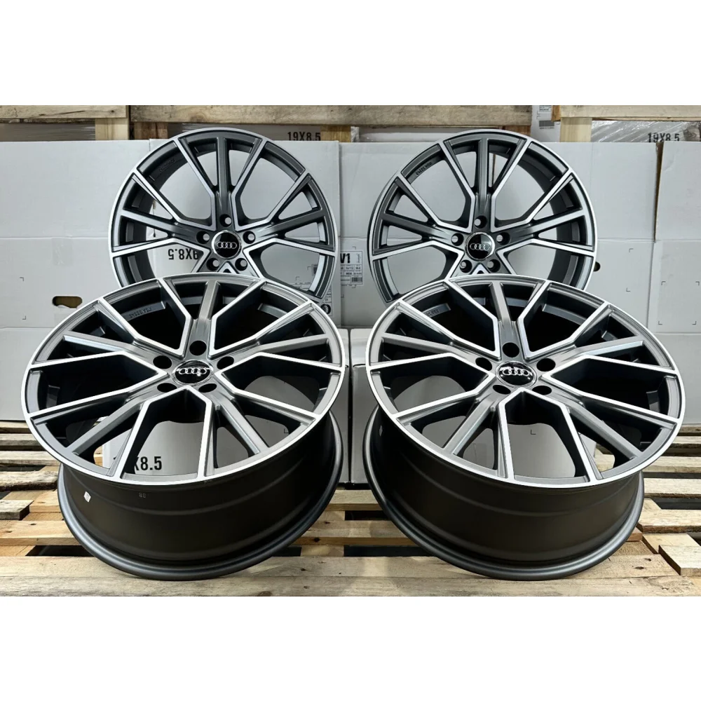 19 Zoll Felgen Avus AF18 grau für Audi A4 S4 B6 B7 B8 B9 8E 8H Q2 GA Q3 8U F3