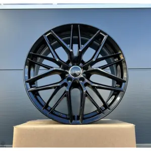 4x 18 Zoll Felgen Damina DM08 schwarz für Audi A7 A8 4G F2 C7 C8 4H F8 D4 D5 2