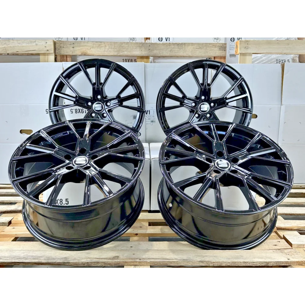 18 Zoll Felgen Avus AF18 schwarz für Seat Leon 1P 5F KL Alhambra 7MS Cupra NEU