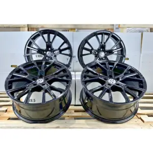 18 Zoll Felgen Avus AF18 schwarz für VW Golf 5 6 7 8 GTI GTD GTE R 7R 8R e Plus