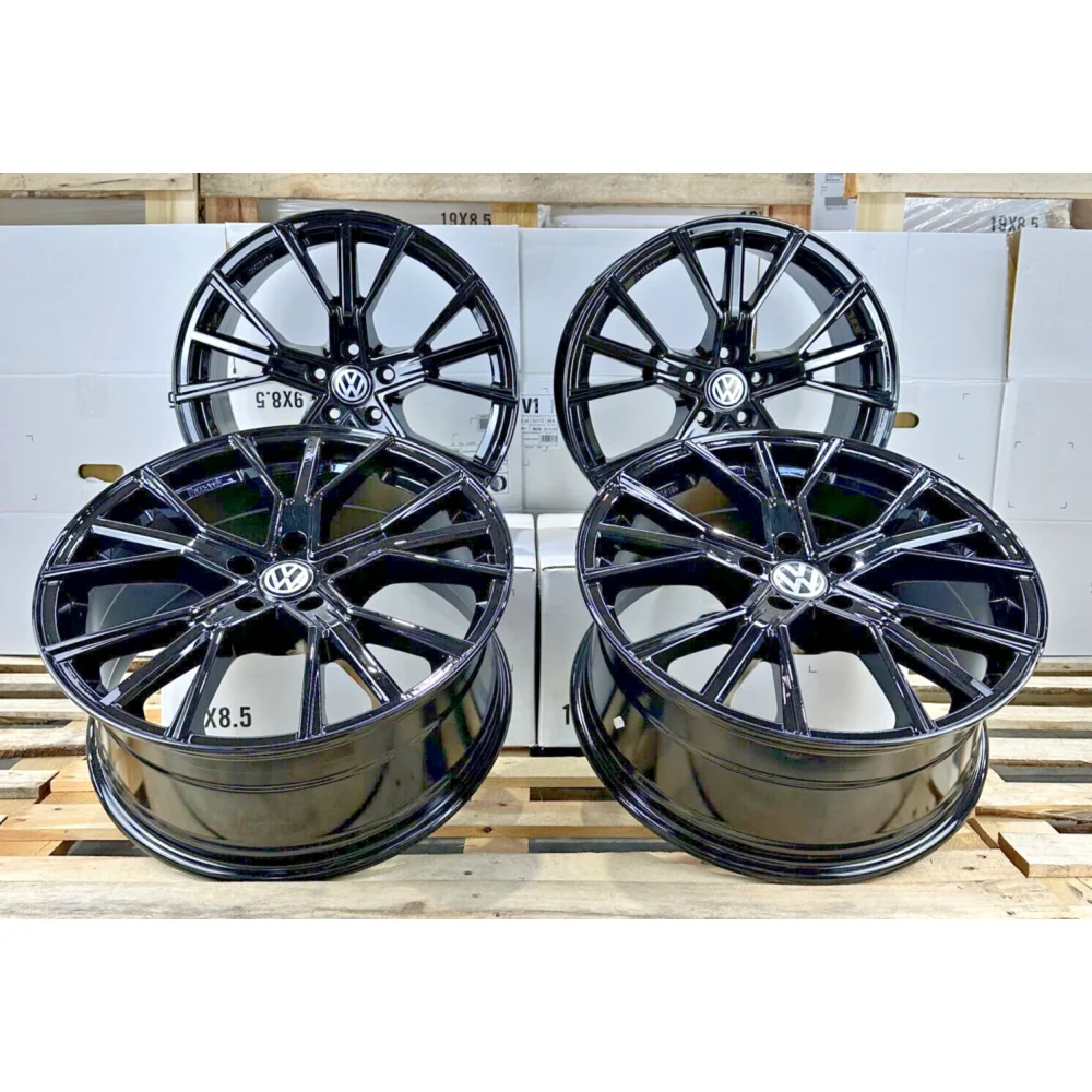 18 Zoll Felgen Avus AF18 schwarz für VW Golf 5 6 7 8 GTI GTD GTE R 7R 8R e Plus