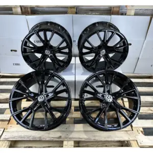 18 Zoll Felgen Avus AF18 schwarz für VW Golf 5 6 7 8 GTI GTD GTE R 7R 8R e Plus 2