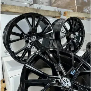 18 Zoll Felgen Avus AF18 schwarz für VW Golf 5 6 7 8 GTI GTD GTE R 7R 8R e Plus 3