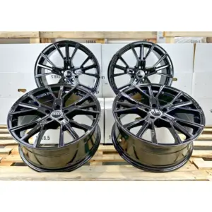 18 Zoll Felgen Avus AF18 schwarz für Audi A4 S4 B6 B7 B8 B9 A5 B8 A8 4H A7 4G