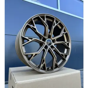 4x 19 Zoll Felgen FF Wheels FF02 bronze für Audi A8 S8 4E 4H F8 D3 D4 D5 S-Line 3