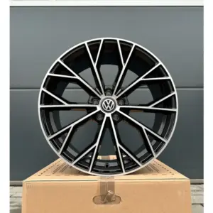 19 Zoll Felgen UA23 poliert für VW Tiguan 5N 5N1 Arteon 3H Phaeton 3d Scirocco 2