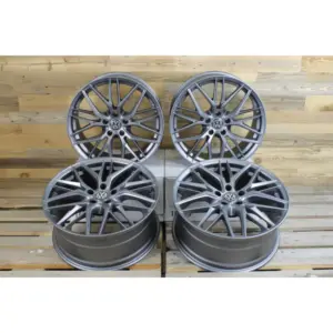 19 Zoll Felgen Damina DM08 grau für VW Tiguan 5N T-ROC T ROC A1 Jetta ID3 ID4 2
