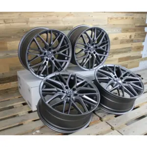 19 Zoll Felgen Damina DM08 grau für VW Tiguan 5N T-ROC T ROC A1 Jetta ID3 ID4 3