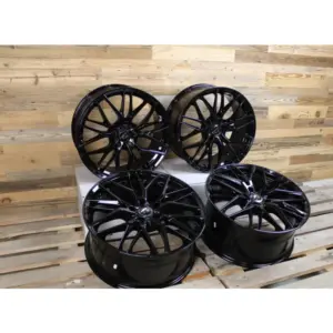 19 Zoll Felgen Damina DM08 schwarz für Mercedes GLA C A E V Klasse Vito W447 639 3