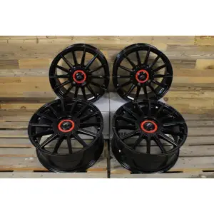 19 Zoll Felgen Damina DM09 schwarz für Skoda Octavia 1Z 5E NX RS Superb 3T Karoq 2