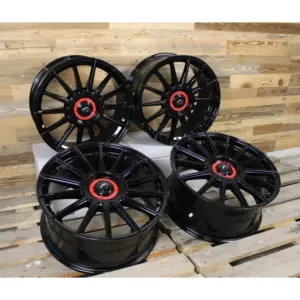 19 Zoll Felgen Damina DM09 schwarz für Skoda Octavia 1Z 5E NX RS Superb 3T Karoq 3