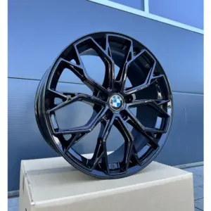 4x 19 Zoll Felgen FF Wheels FF02 schwarz für BMW 5er G30 G31 M550i  M550d M550 M