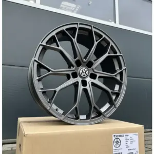 4x 18 Zoll Felgen FF Wheels FF01 grau für VW Golf 7 8 GTI Clubsport TCR 7R 8R 3