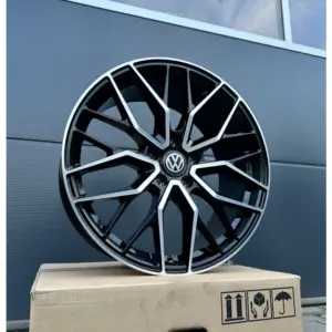 19 Zoll Felgen DM20 schwarz für VW Golf 6 7 8 GTI GTD GTE 7R 8R Passat B6 B7 B8 3