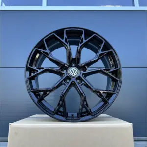 19 Zoll Felgen FF02 schwarz für VW Tiguan 5N 5N1 Arteon 3H Phaeton 3d Scirocco