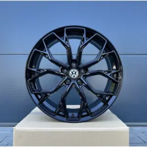 19 Zoll Felgen FF02 schwarz für VW Tiguan 5N 5N1 Arteon 3H Phaeton 3d Scirocco 2