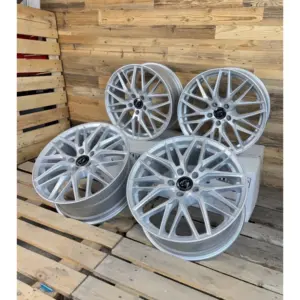 19 Zoll Felgen Damina DM08 Silber Mercedes E GLC S Klasse W211 W213 W221 W222 3
