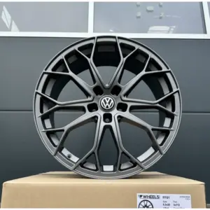4x 18 Zoll Felgen FF Wheels FF01 grau matt für VW ID3 ID4 ID.3 ID.4 Pure E1 E2 R 2