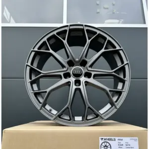4x 18 Zoll Felgen FF Wheels FF01 grau matt für Audi TT TTS 8J 8S FV S-Line A3 8V 2