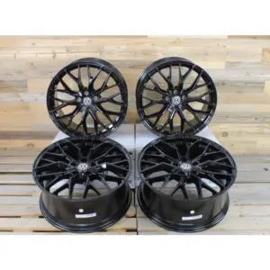 19 Zoll Felgen DM20 schwarz für VW Golf 6 7 8 GTI GTD GTE 7R 8R Passat B6 B7 B8 2