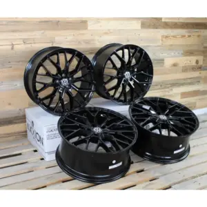 19 Zoll Felgen DM20 schwarz für VW Golf 6 7 8 GTI GTD GTE 7R 8R Passat B6 B7 B8 3
