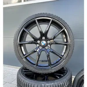 19 Zoll Sommer Kompletträder V1 Wheels Schwarz mit Nexen Sommer für BMW E90 E46