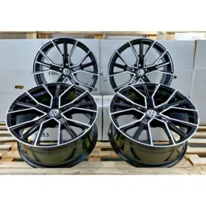 19 Zoll Felgen Avus AF18 schwarz für VW Golf 5 6 7 8 GTI GTD GTE R 7R 8R e Plus