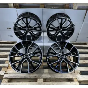 19 Zoll Felgen AF18 schwarz für Audi A6 C5 C6 C7 C8 4B 4F 4F1 A8 4E F8 Q5 8R FY 2