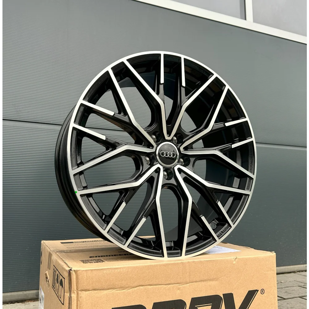 19 Zoll Felgen WH37 schwarz silber Audi A4 S4 B8 B81 Q2 Q3 GA 8U 8U1 S-Line S