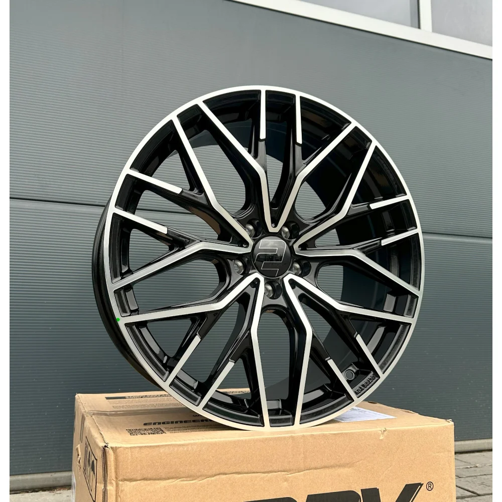 19 Zoll Felgen WH37 schwarz poliert für Mercedes A B Klasse W176 245G W246